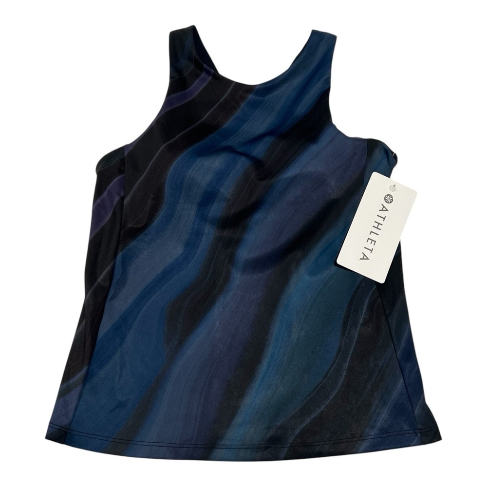 NEW Athleta Women's Lightning Print Support Top Size Small Retail $69.00